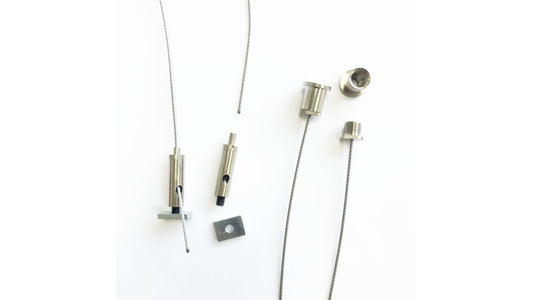 Giesemann PULZAR RAZOR Hängesystem Seilaufhängung B - M5 Gewindestift