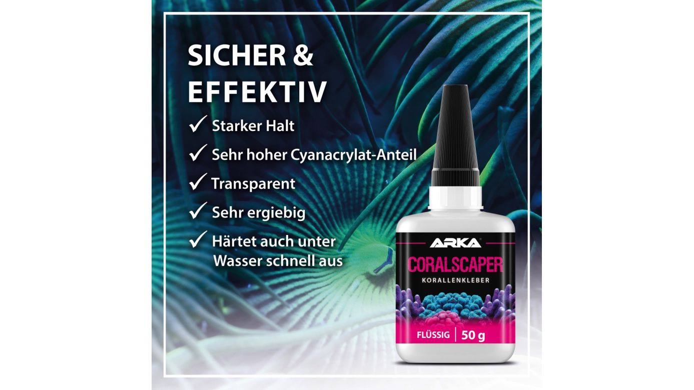 ARKA Coralscaper Liquid Korallen Sekundenkleber flüssig 50 g