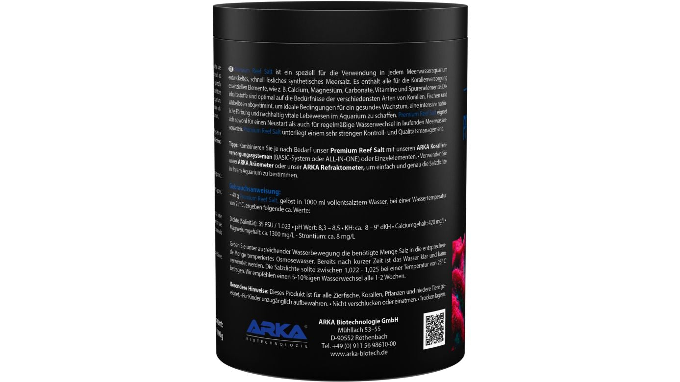 ARKA Premium Reef Salt Meersalz 1 kg