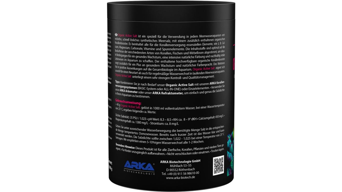 ARKA Organic Active Salt Meersalz 1 kg