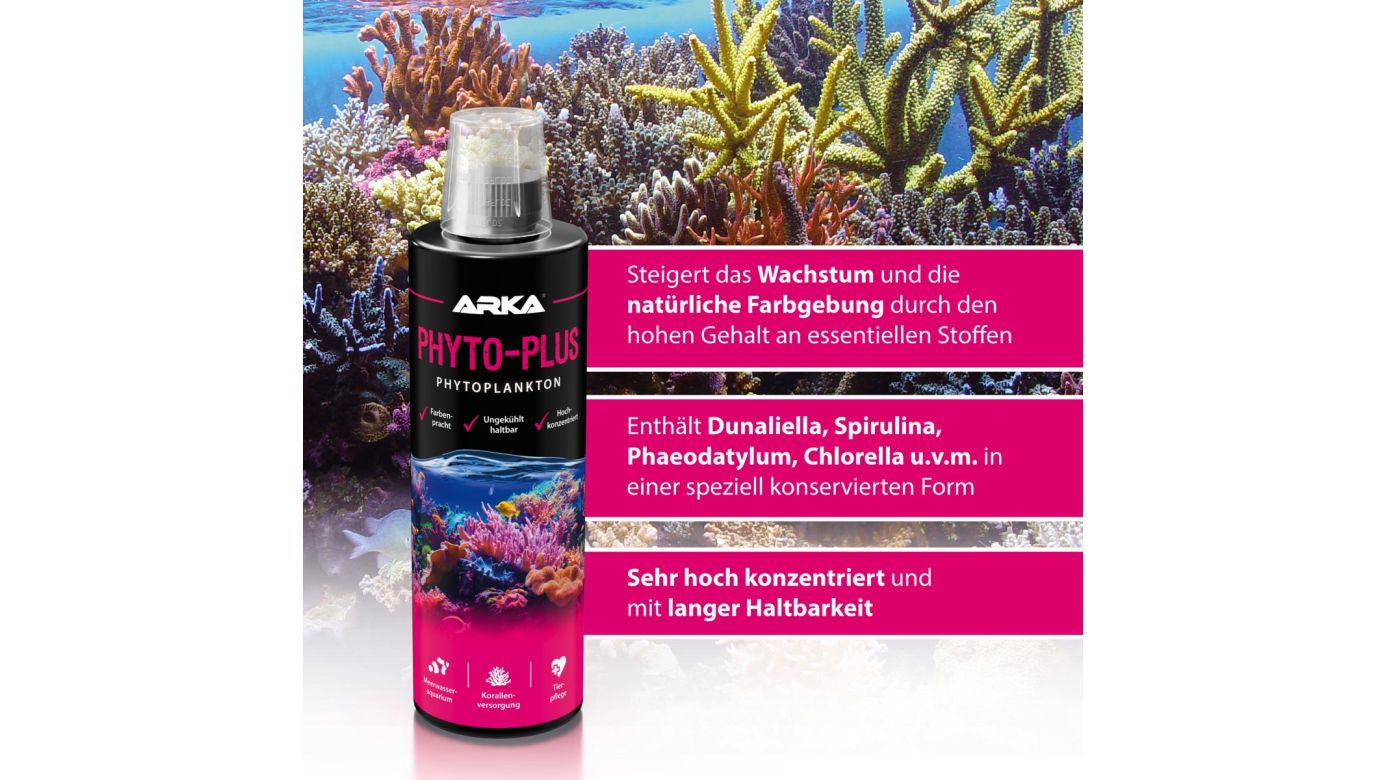 ARKA Phyto-Plus Pflanzliches Plankton 473 ml