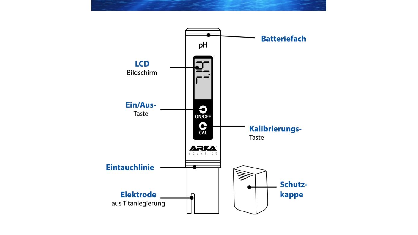 ARKA myAqua pH-Meter / pH-Messgerät