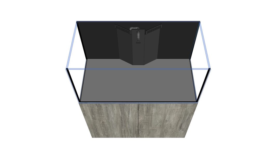 *NEU* D-D AQUA-Pro Reef 1350 Metal Frame Anthracite Gloss 135x60x56cm Aquariumsystem