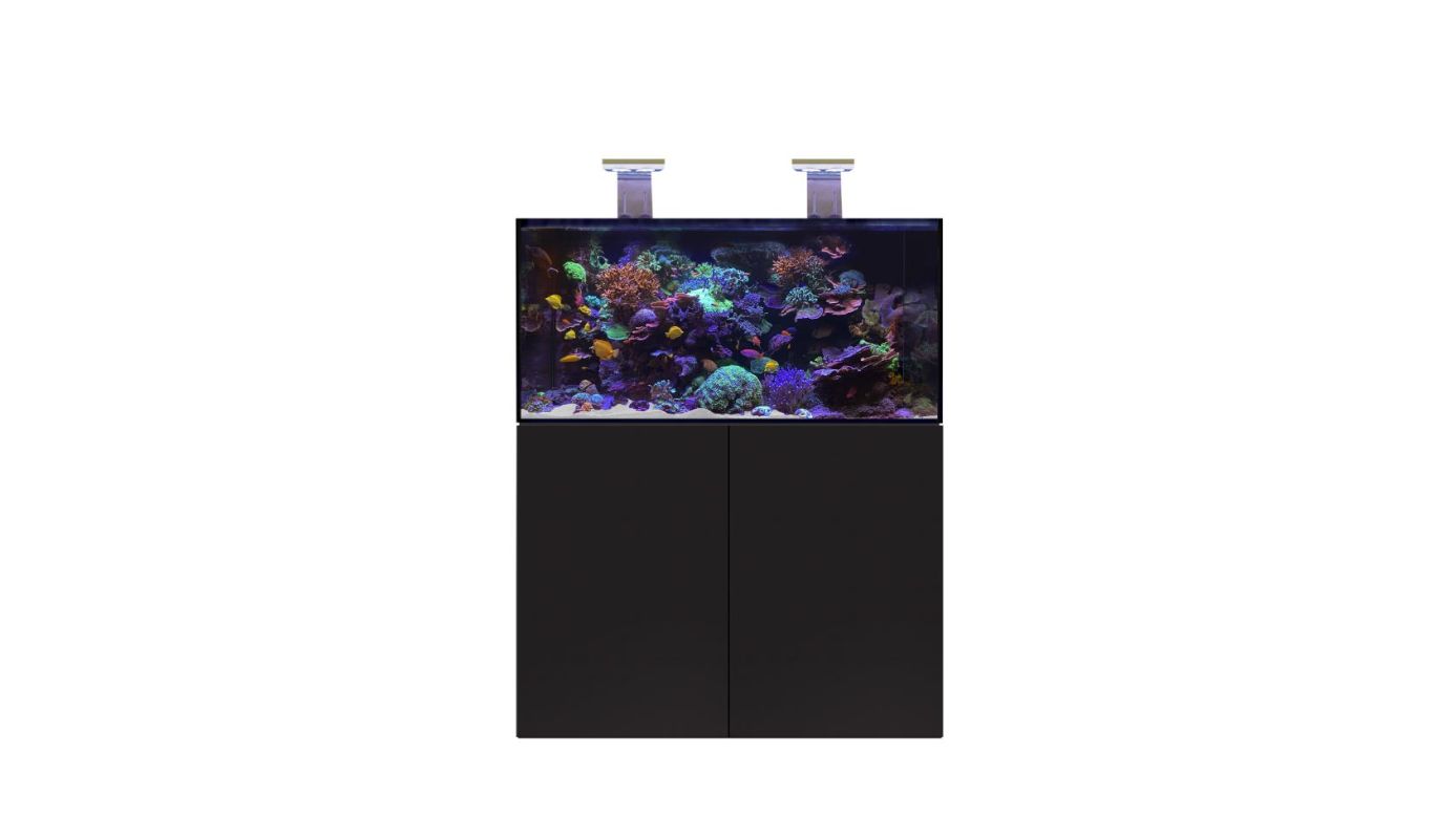 D-D AQUA-Pro Reef 1200 Black Gloss 120x60x56cm Aquariumsystem mit Holzschrank