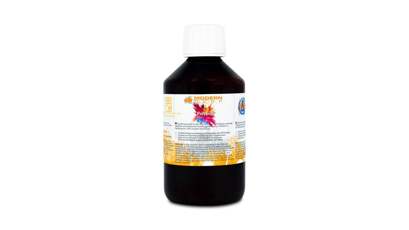 Modern Reef Polypop Förderung der Polypenfärbung 250 ml