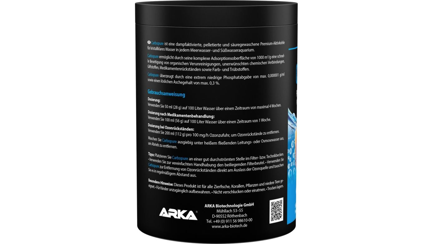 ARKA Carbopure Aktivkohle 486 g