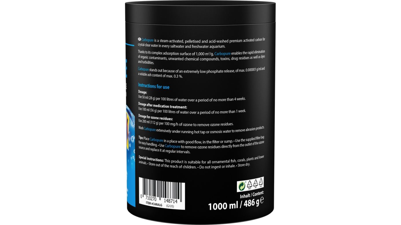 ARKA Carbopure Aktivkohle 486 g