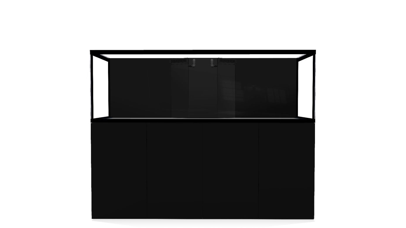 *NEU* D-D AQUA-Pro Reef 2100 Metal Frame Black Satin Aquariumsystem 210x65x68cm