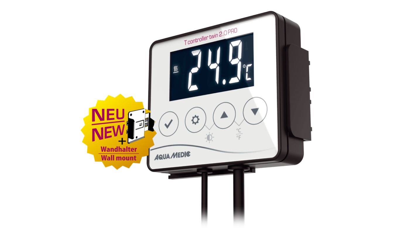*NEU* Aqua Medic T controller twin 2.0 PRO Steuerung von Heizgeräten und Kühlanlagen (max. 2000 W)