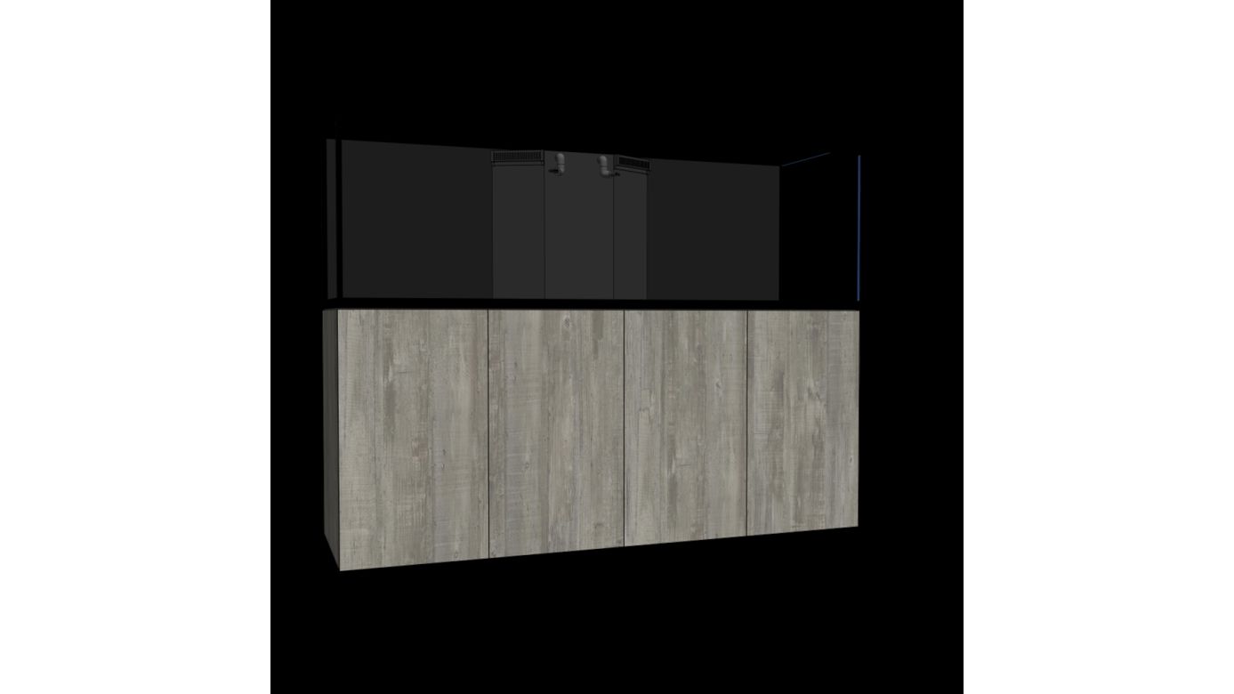 *NEU* D-D AQUA-Pro Reef 2100 Metal Frame Black Satin Aquariumsystem 210x65x68cm