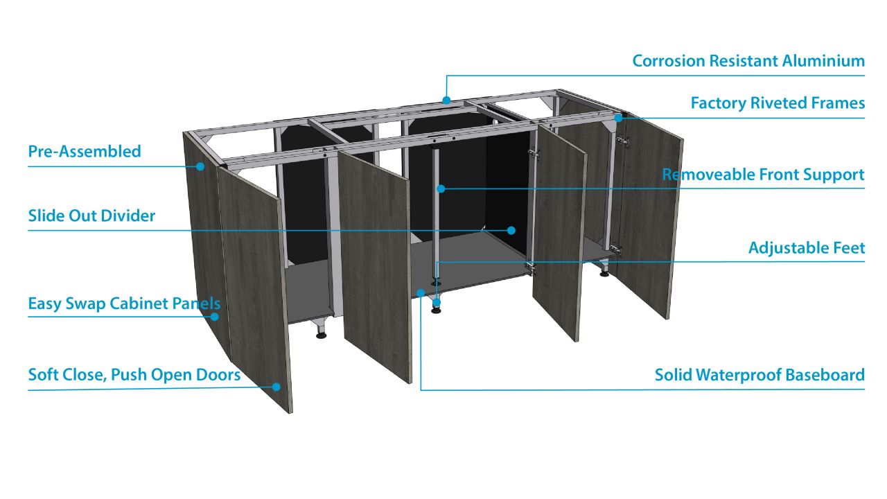 *NEU* D-D AQUA-Pro Reef 2100 Metal Frame Black Satin Aquariumsystem 210x65x68cm