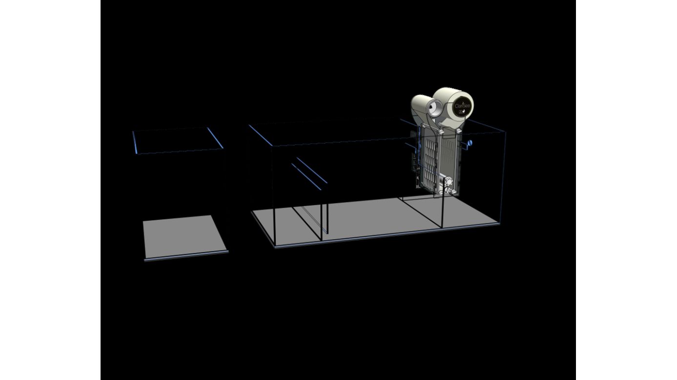 *NEU* D-D AQUA-Pro Reef 2100 Metal Frame Black Satin Aquariumsystem 210x65x68cm