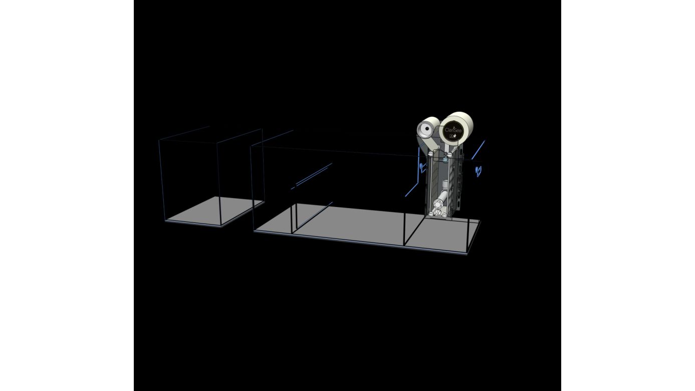 *NEU* D-D AQUA-Pro Reef 2100 Metal Frame Black Satin Aquariumsystem 210x65x68cm