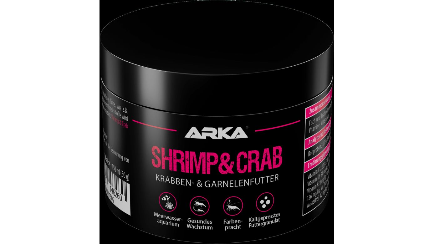 ARKA Shrimp & Crab Garnelen- und Krabbenfutter 150 ml