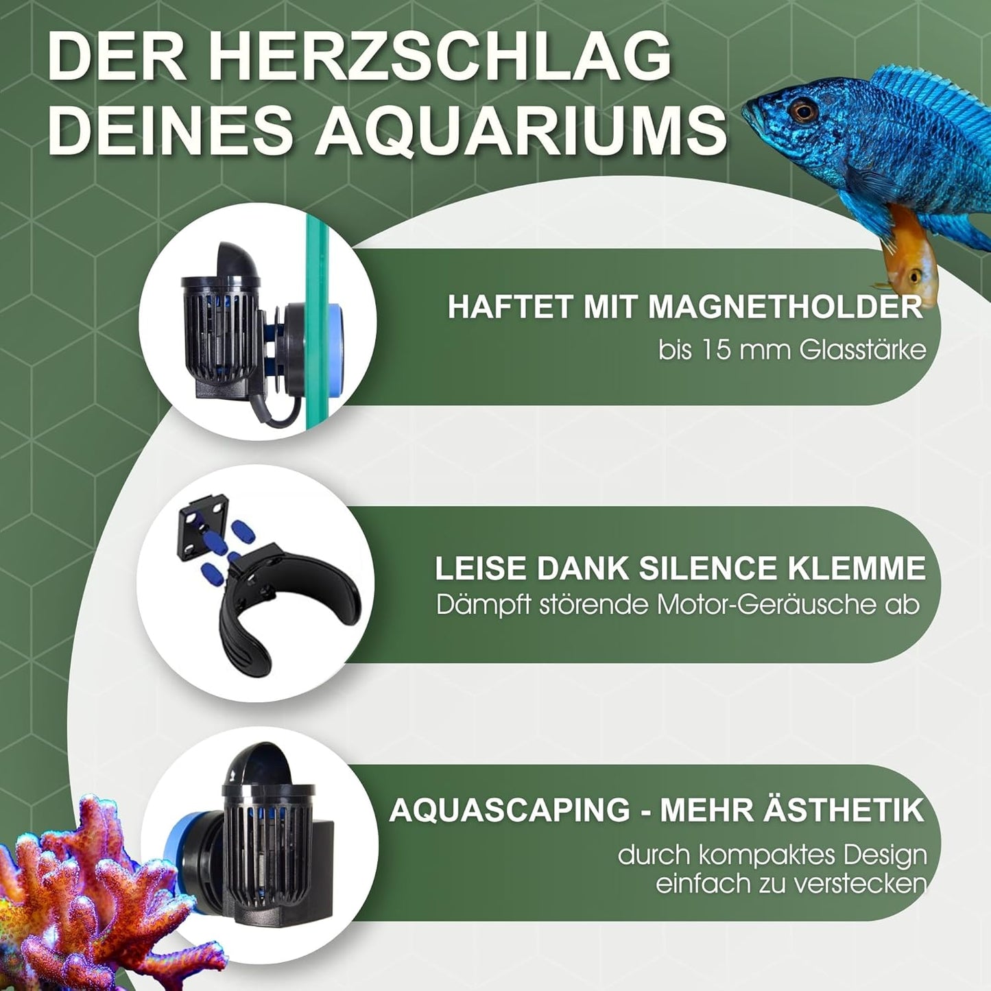 Tunze Turbelle Nanostream 6040 Strömungspumpe HUB Edition (200-4500 l/h) (6040.005)