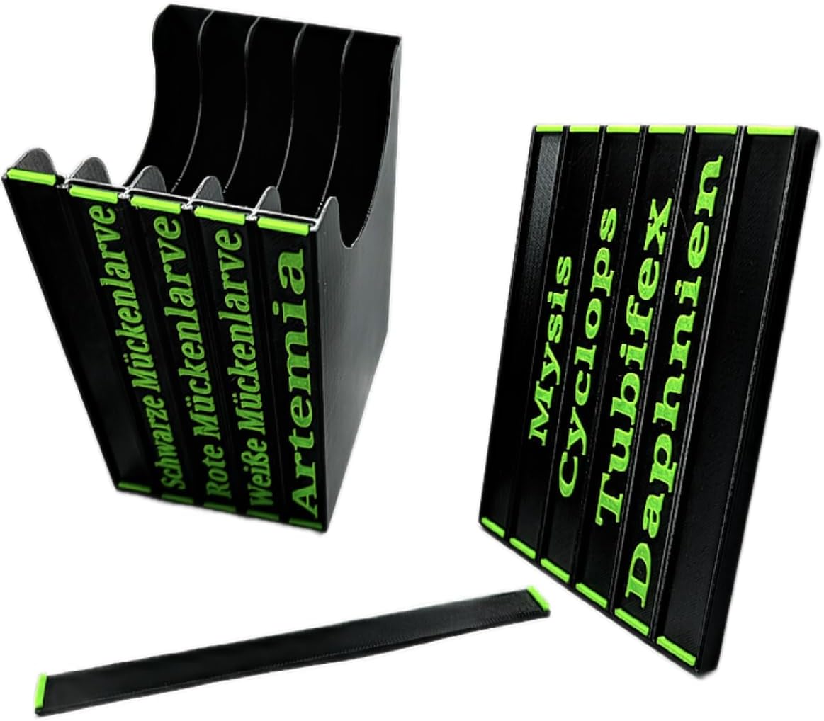 weiße mückenlarven aufbewahren Frostfutterbox Organizer 5-fach inkl. Beschriftung – Meerwasser Hardware Onlineshop