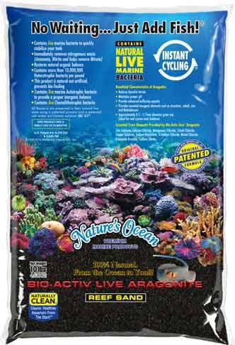 Nature's Ocean Black Beach Live Sand (0,5-1,7 mm) 4,54 kg