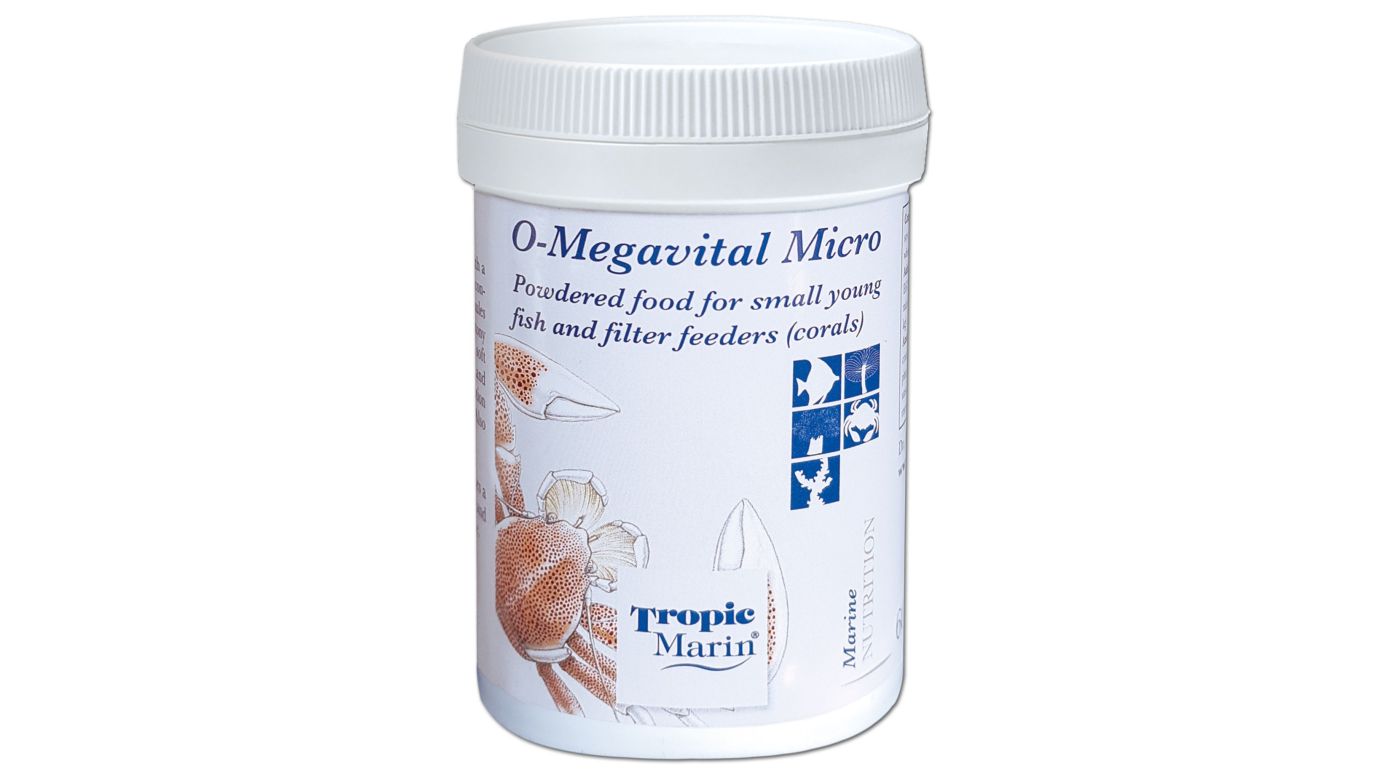 Tropic Marin O-Megavital Micro Staubfutter für Jungfische/Filtrierer 60 g