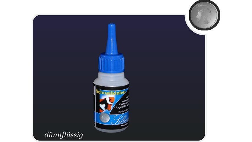 Silbermann Rapid Glue Schnellkleber dünnflüssig 20 ml Meerwasser