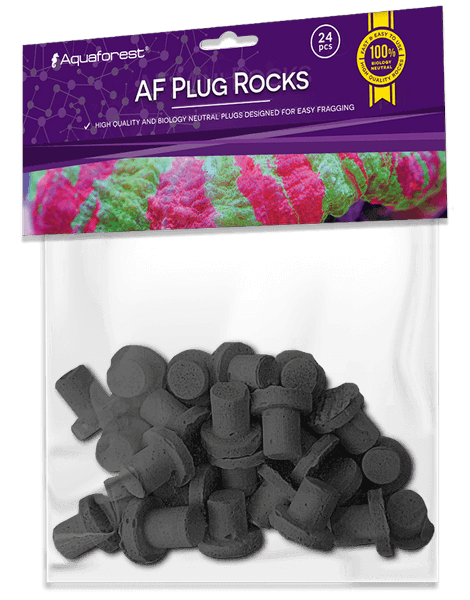 Aquaforest AF Plug Rocks black Ablegersteine (24 St.)
