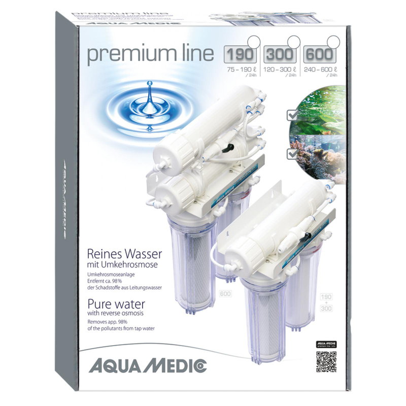 Aqua Medic premium line 190 Umkehrosmoseanlage (max. 190 l/Tag)