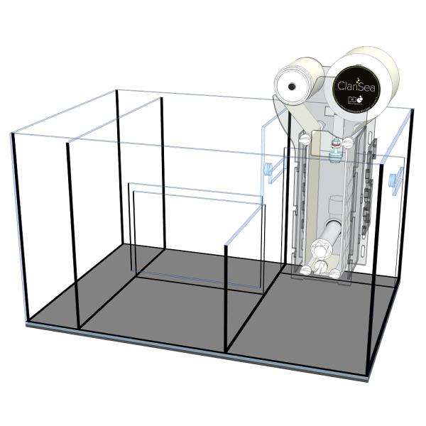 D-D AQUA-Pro Reef 1200 Carbon Oak 120x60x56cm Aquariumsystem mit Holzschrank