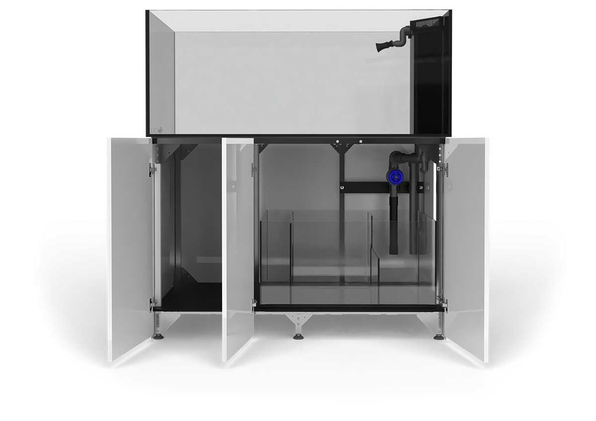 *NEU* D-D Aqua-Pro Reef Peninsula 1350 Metal Frame Anthracite Gloss 135x75x56cm Aquariumsystem