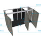 D-D AQUA-Pro Reef 1500 Metal Frame Anthracite Gloss Aquariumsystem 150x60x56cm