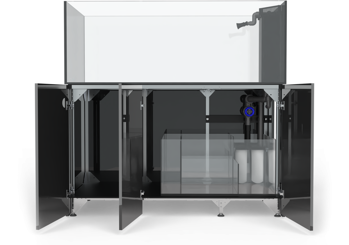 *NEU* D-D Aqua-Pro Reef Peninsula 1500 Metal Frame Anthracite Gloss 150x75x56cm Aquariumsystem