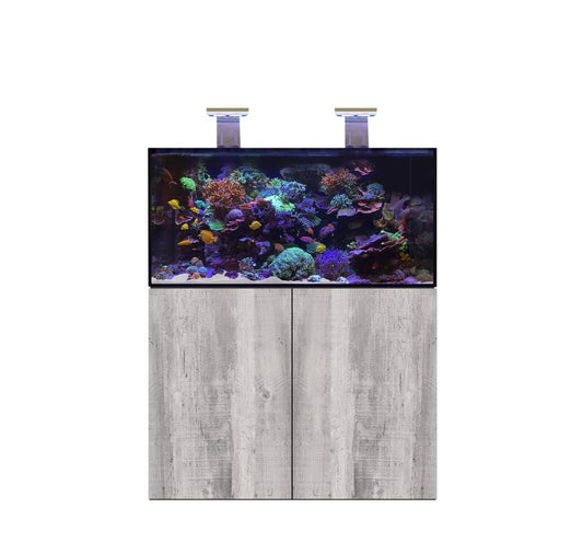 D-D AQUA-Pro Reef 1200 Metal Frame Driftwood Concrete 120x60x56cm Aquariumsystem