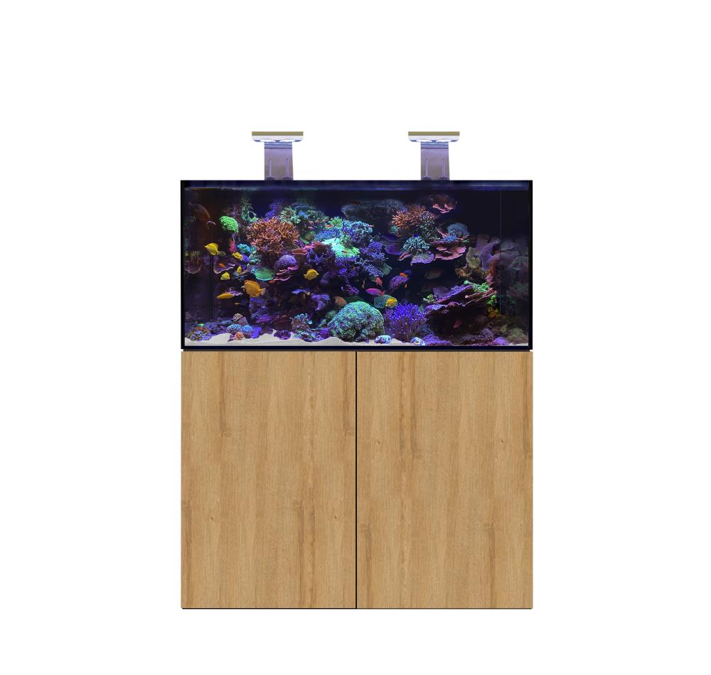 D-D AQUA-Pro Reef 1200 Natural Oak 120x60x56cm Aquariumsystem mit Holzschrank