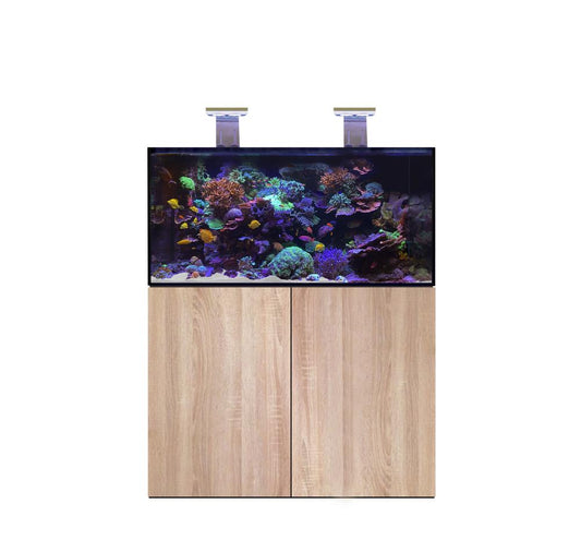 D-D AQUA-Pro Reef 1200 Metal Frame Platinum Oak 120x60x56cm Aquariumsystem