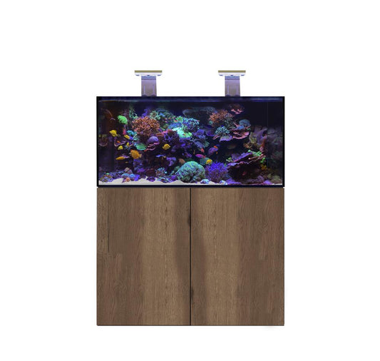 D-D AQUA-Pro Reef 1200 Metal Frame Tobacco Oak 120x60x56cm Aquariumsystem