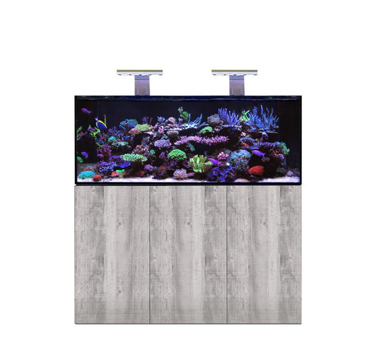 D-D AQUA-Pro Reef 1500 Metal Frame Driftwood Concrete Aquariumsystem 150x60x60cm