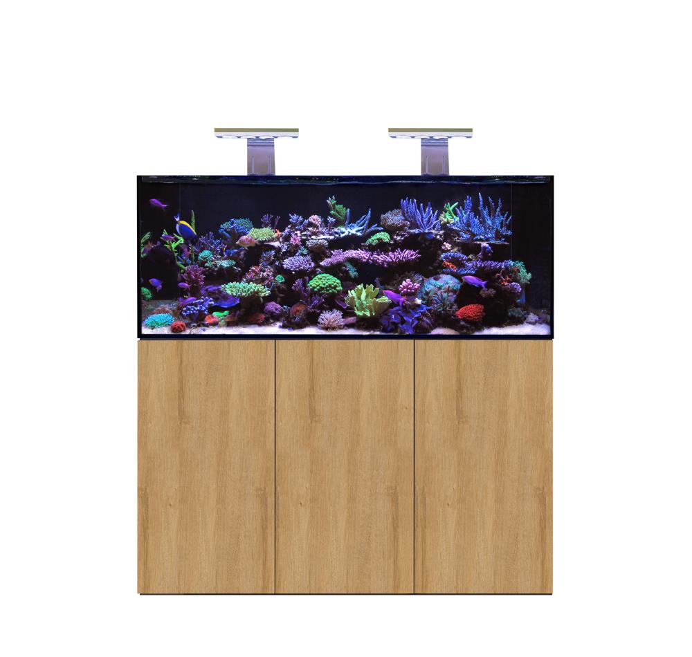 D-D AQUA-Pro Reef 1500 Metal Frame Natural Oak Aquariumsystem 150x60x60cm