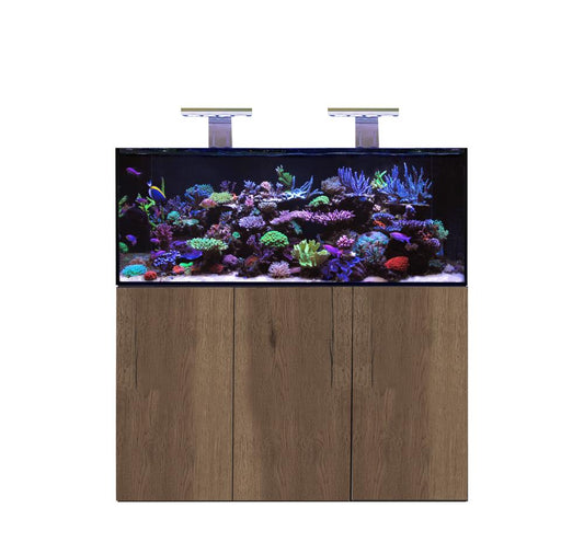 D-D AQUA-Pro Reef 1500 Metal Frame Tobacco Oak Aquariumsystem 150x60x60cm