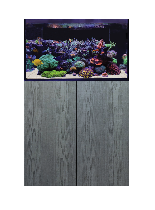 D-D AQUA-Pro Reef 900 Carbon Oak 90x50x60cm Aquariumsystem mit Holzschrank