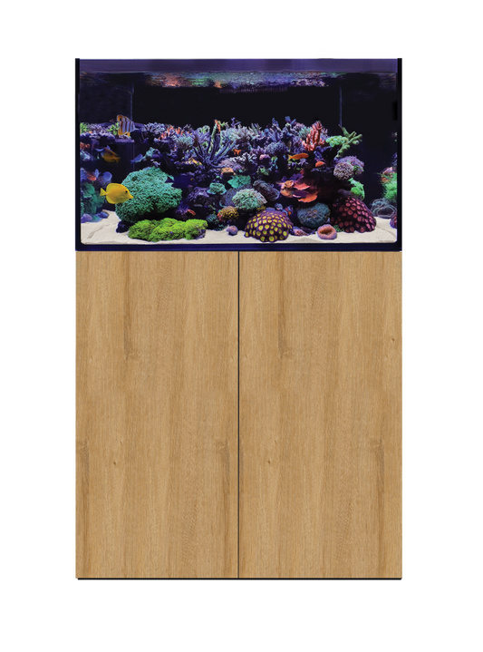 D-D AQUA-Pro Reef 900 Natural Oak 90x50x60cm Aquariumsystem mit Holzschrank