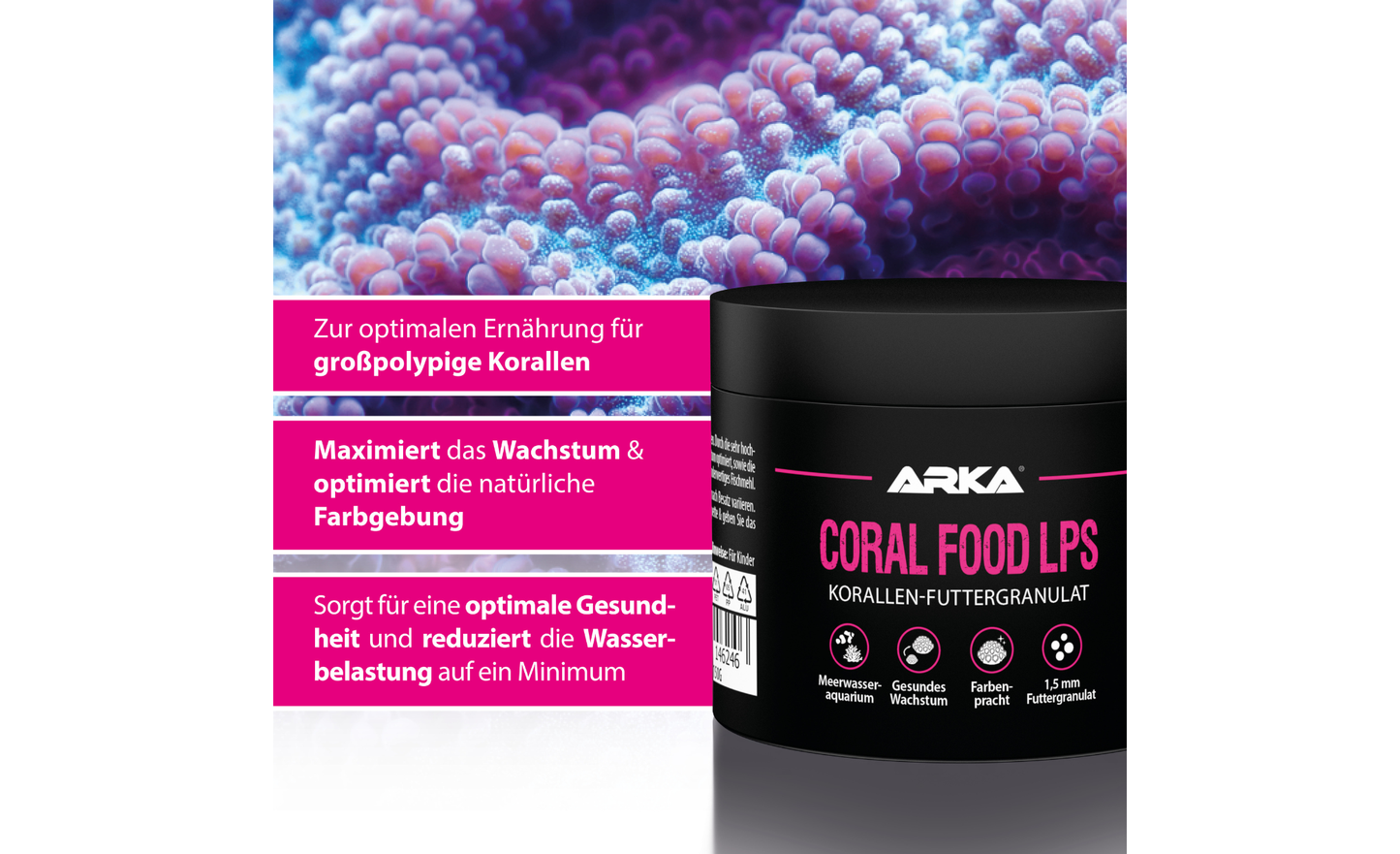 ARKA Coral Food LPS Korallenfutter-Futtergranulat 150 ml (50 g)