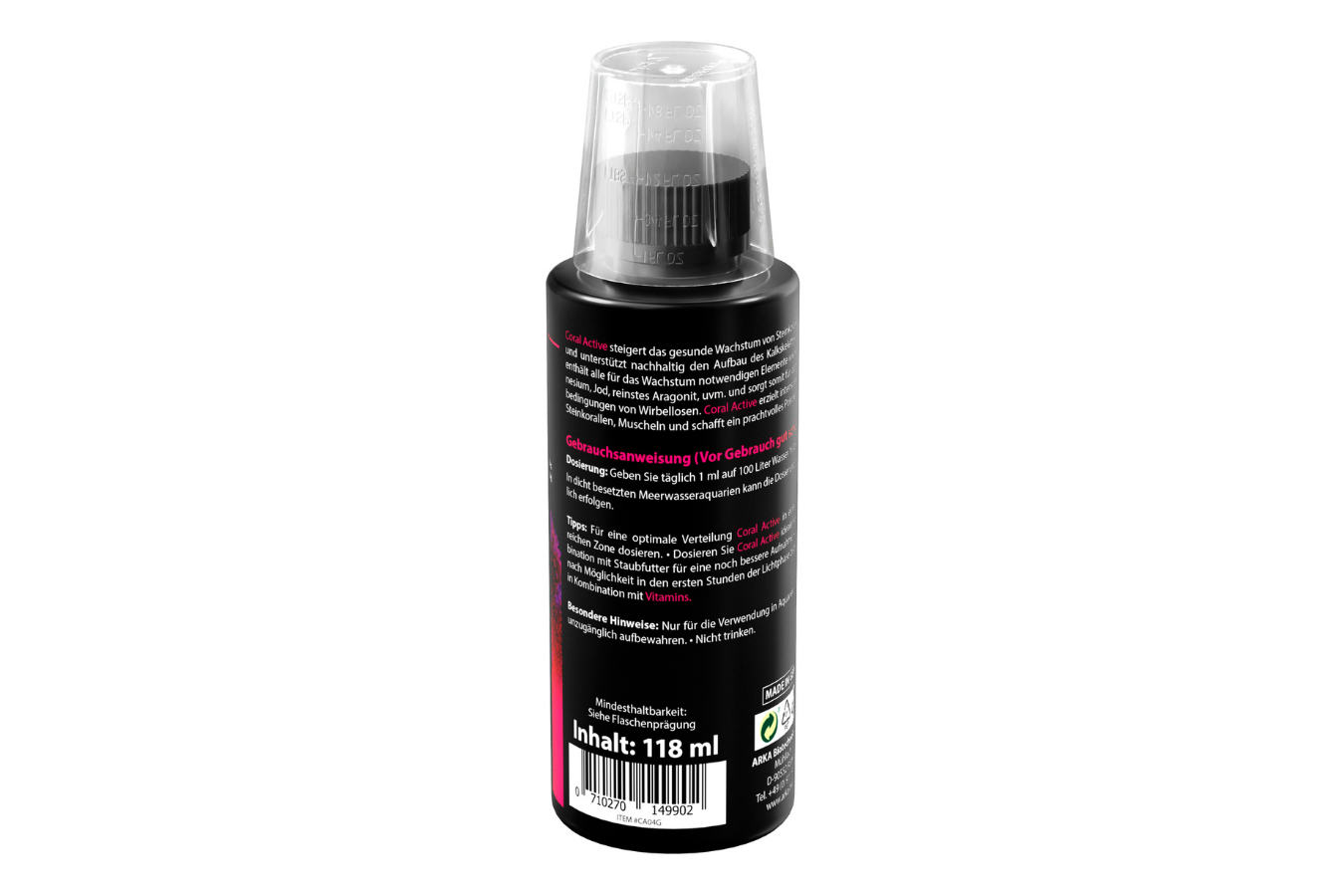 ARKA Coral Active Korallenwachstum & Farbenpracht 118 ml
