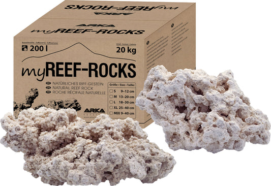 ARKA myReef-Rocks 13-20 cm (M) 20 kg natürliches Aragonitgestein