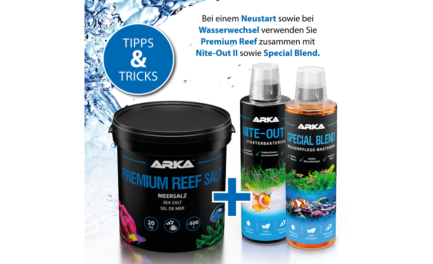 ARKA Premium Reef Salt Meersalz 10 kg