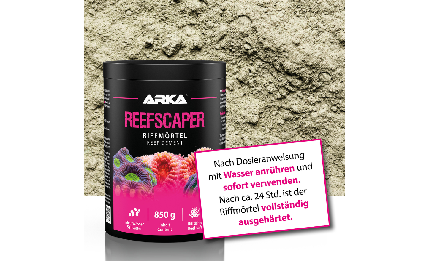 ARKA Reefscaper Riffkleber Korallenkleber 850 g