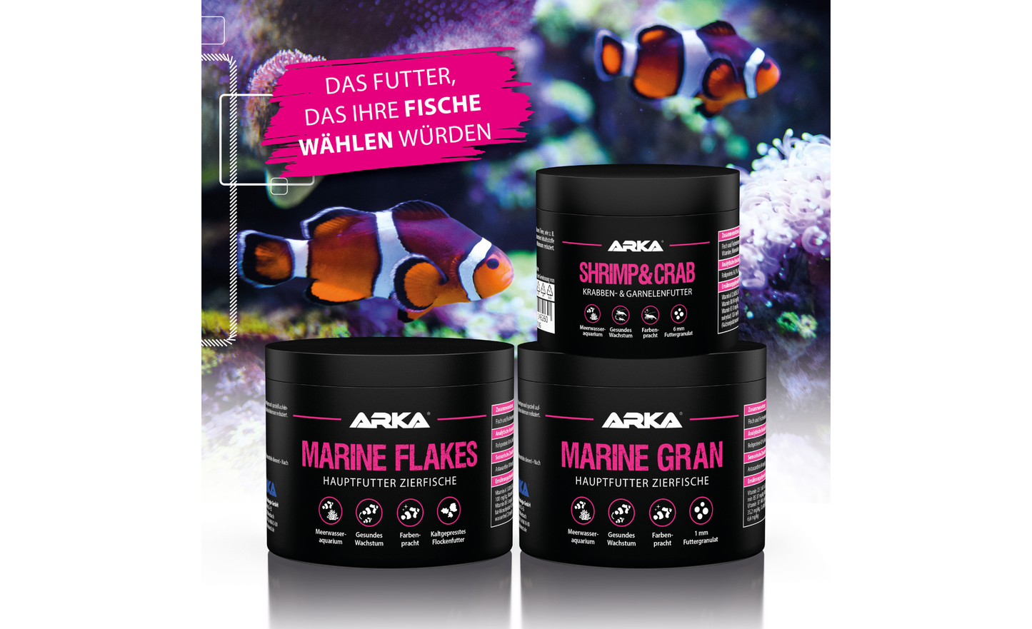 ARKA Shrimp & Crab Garnelen- und Krabbenfutter 150 ml