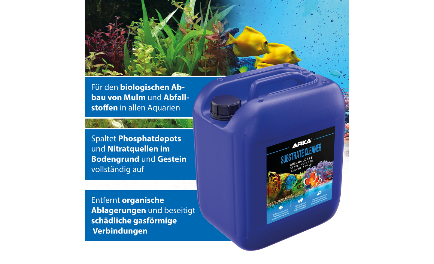 ARKA Substrate Cleaner Mulm- & Schmutzentferner 5 L