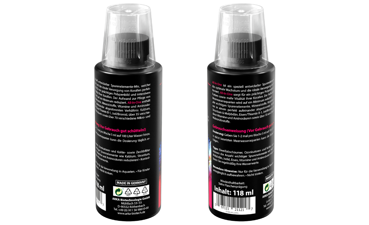 ARKA All-In-One Spurenelemente Versorgung 118 ml