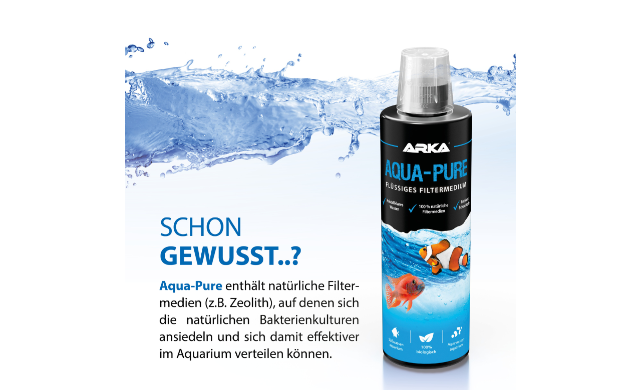 ARKA Aqua-Pure flüssiges Filtermedium mit Bakterien 118 ml