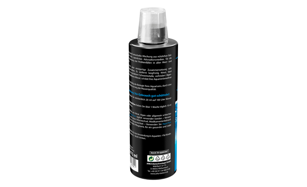 ARKA Aqua-Pure flüssiges Filtermedium mit Bakterien 473 ml