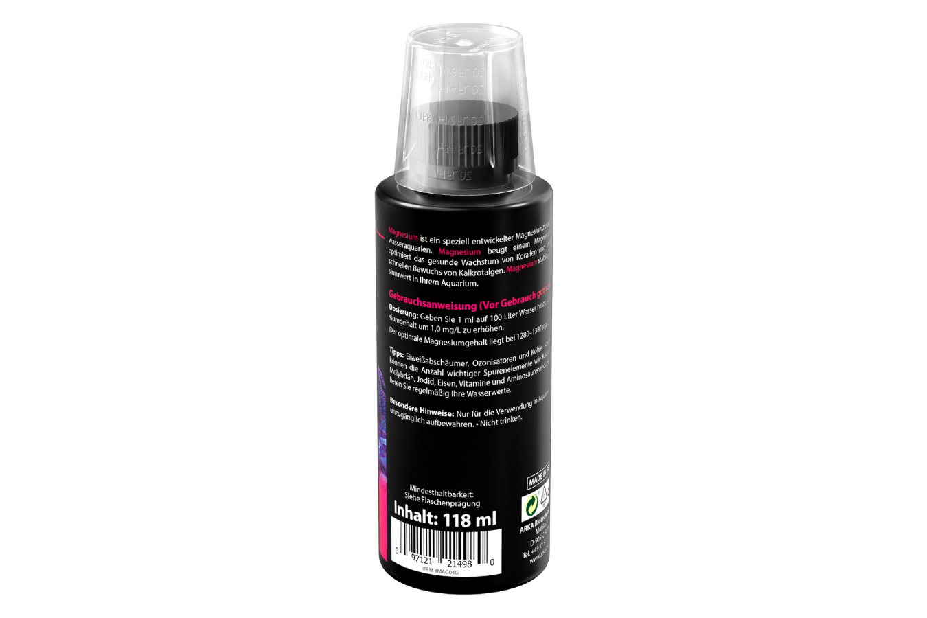 ARKA Magnesium Magnesiumzusatz 118 ml