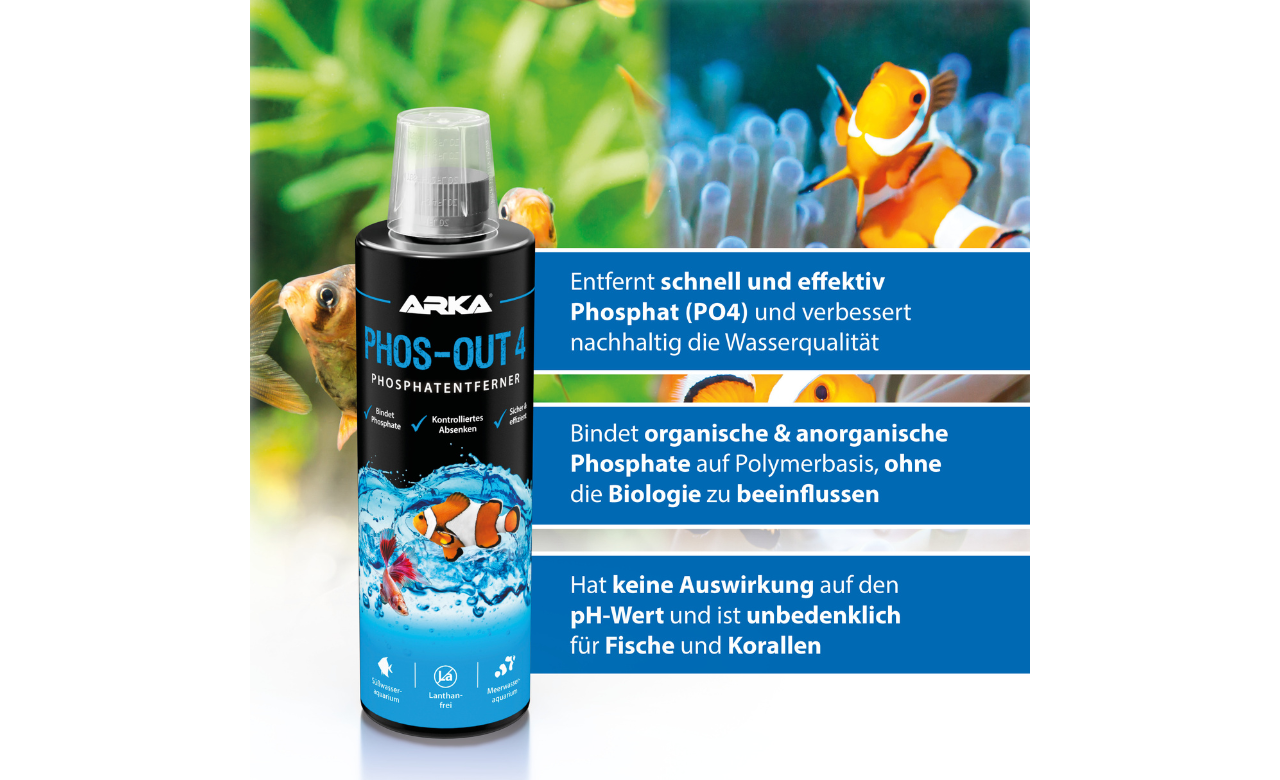 ARKA Phos-Out 4 flüssiger Phosphatentferner 236 ml